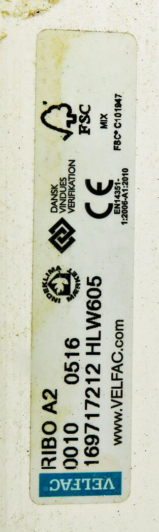 Smal terrassedør med 3-lags glas, Velfac