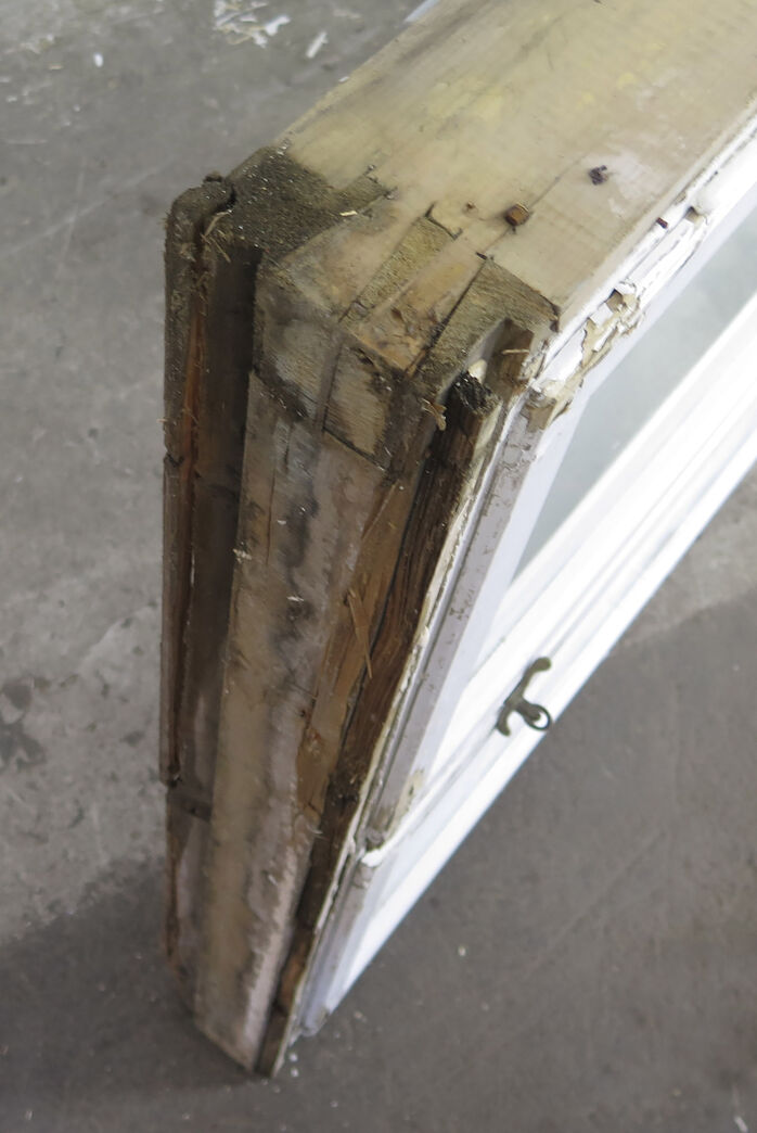 Sprossevindue med forsats