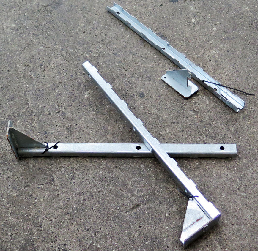 Vinduesmontagebeslag til teglstensvæg 53 cm