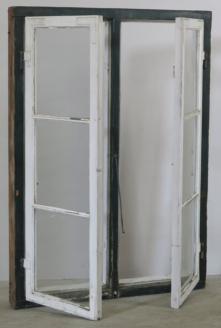 Sprossevindue med vandrette sprosser