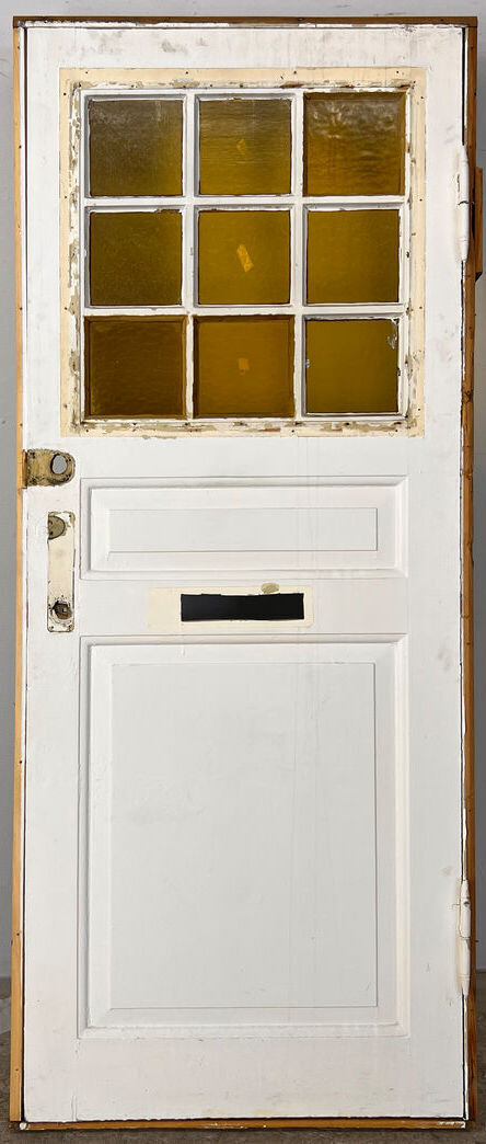 Opgangsdør med glas og karm