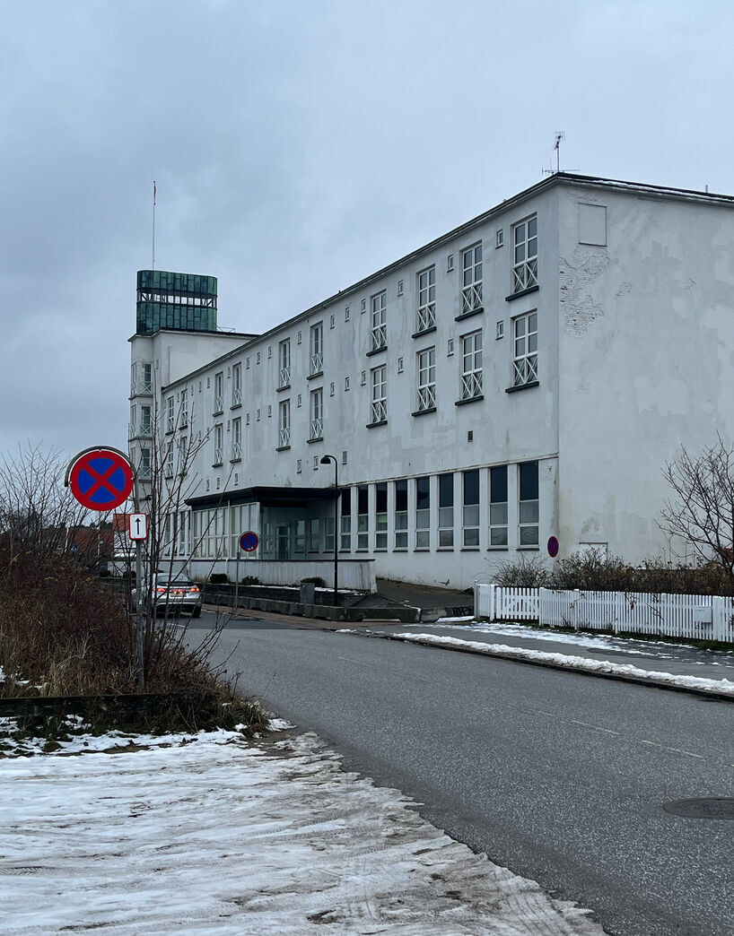 Svingdør med karm Svingdør med karm