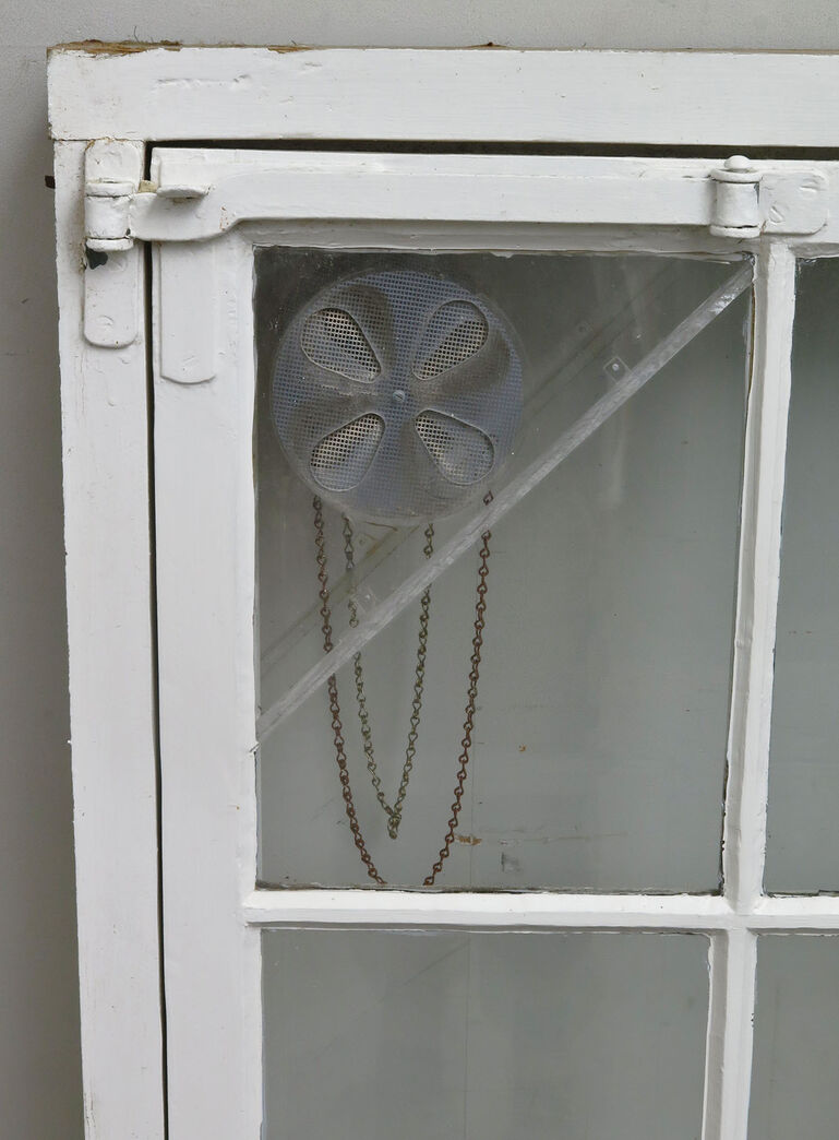 Sprossevindue med optoglas