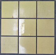 Gul flise 15,4 x15,4 cm