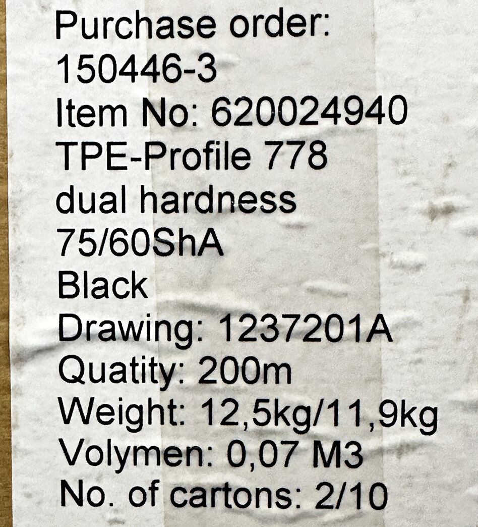 Gummi bånd 18 mm 200 meter