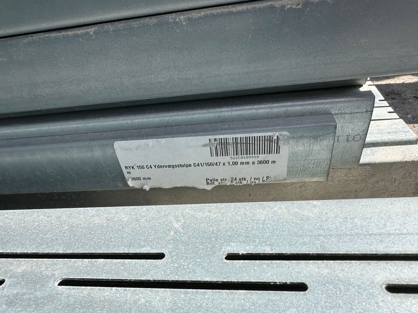 Triplan Ydervægsstolpe 150/3600 mm