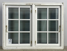 Termovindue med sprosser og tre lags glas