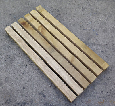 Egetræsstave 51x51x800mm Egetræsstave 51x51x800mm