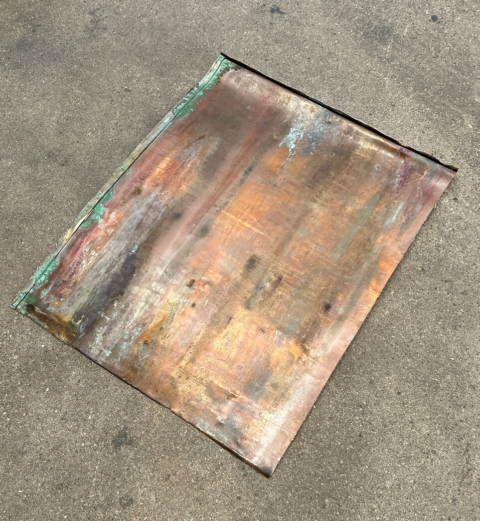 Irret kobberplade  47x60 cm