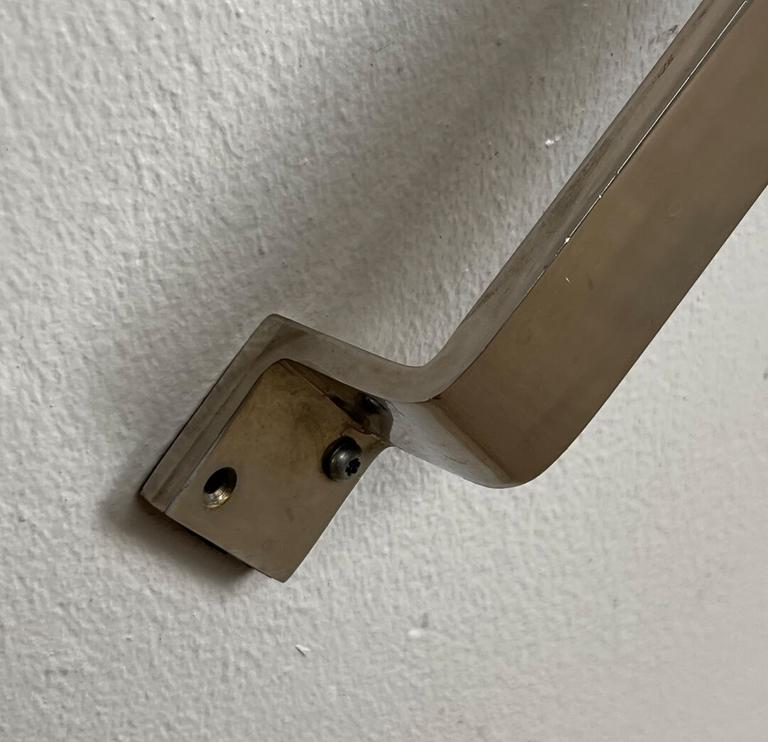 Fast stålgreb - 76 cm