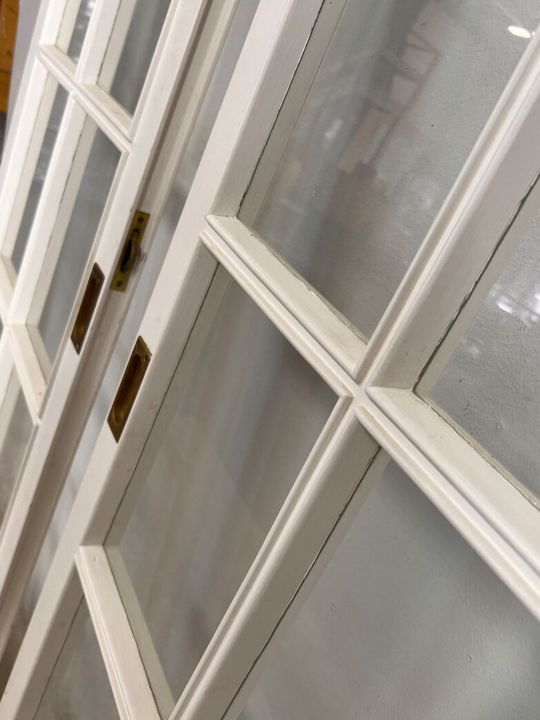 Fransk skydedør med skinne