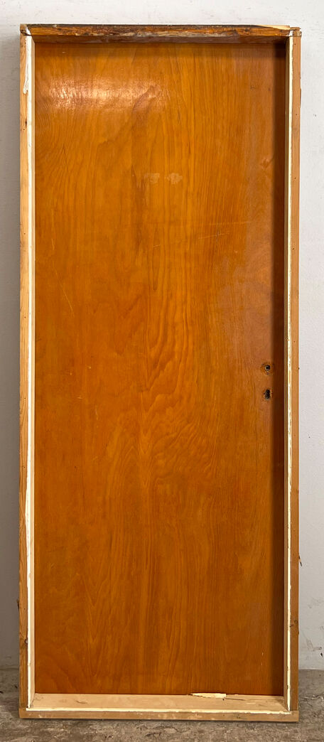 Bøgefineret dør med karm