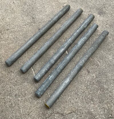 Varmforzinket gevindstænger M14 250mm