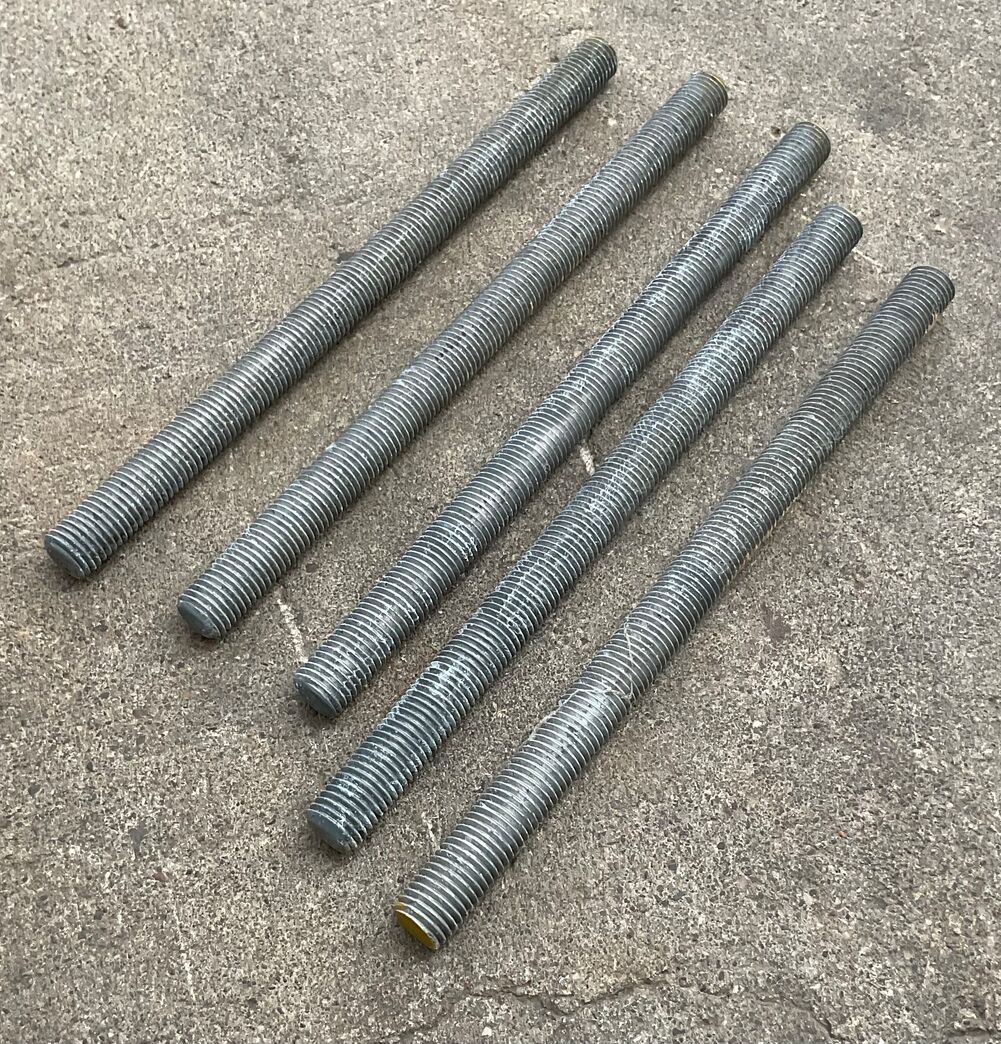 Varmforzinket gevindstænger M14 250mm