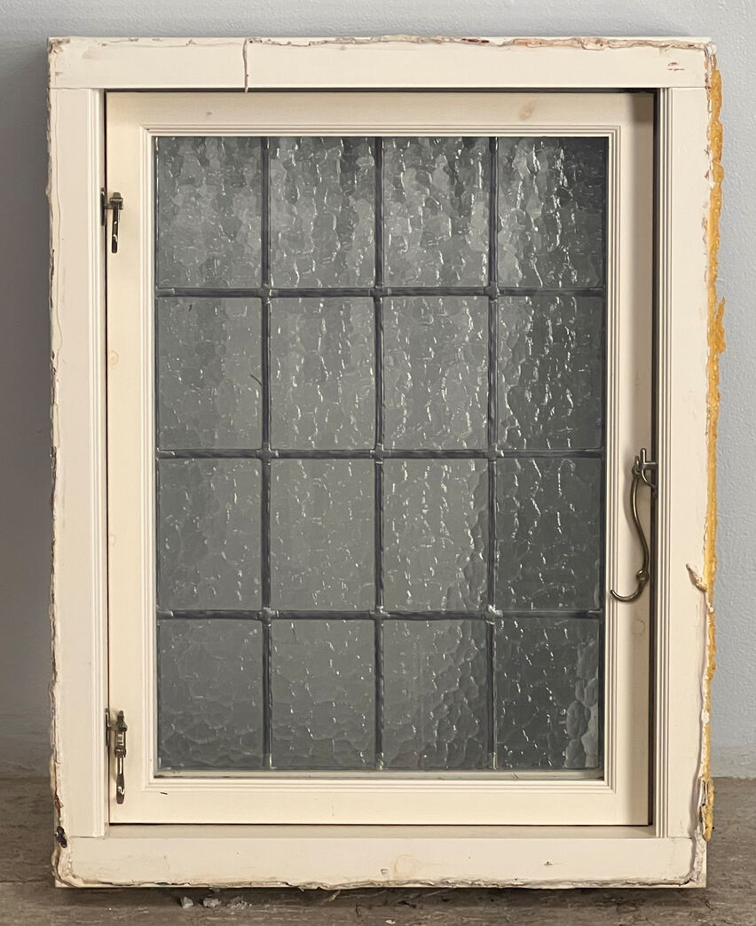 Blyindfattet vindue med koblet ramme