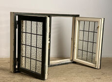 Blyindfattet vindue med koblede rammer Blyindfattet vindue med koblede rammer