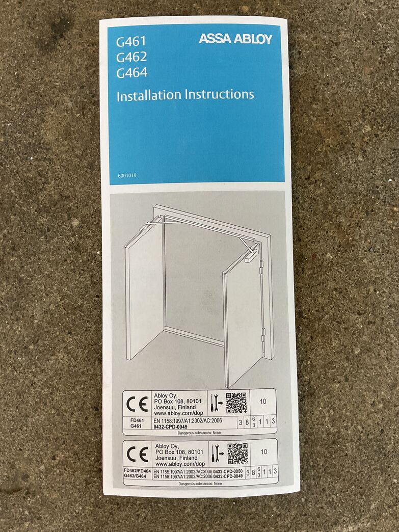 ASSA ABLOY G461 – Mekanisk dørkoordineringsskinne