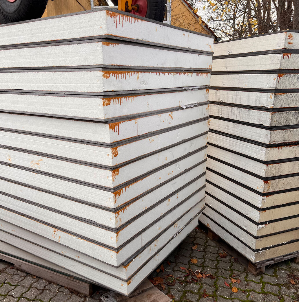 Isoleret byggeplade 122 x 244 cm