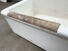 Udslagsvask med Egetræskant