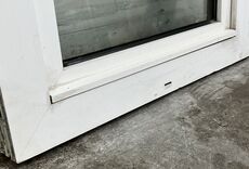 Plast 2-fags vindue med dreje kip og fast karm