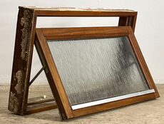 Termovindue i mahogni