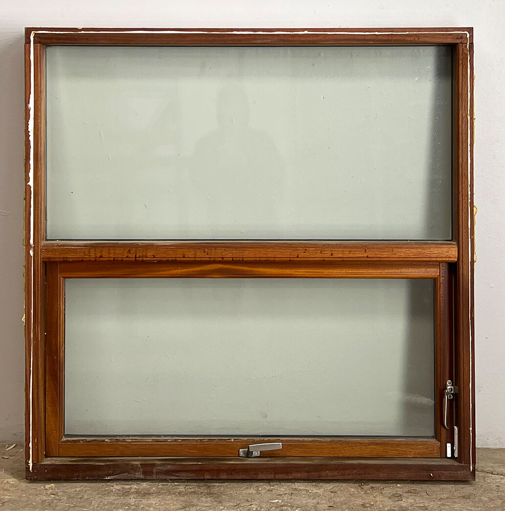 Termovindue i mahogni