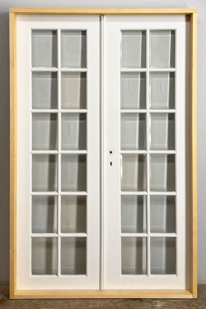 Fransk dør med karm