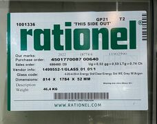 Bred terrassedør med karm