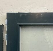 BD30 dobbelt branddør med glas og karm