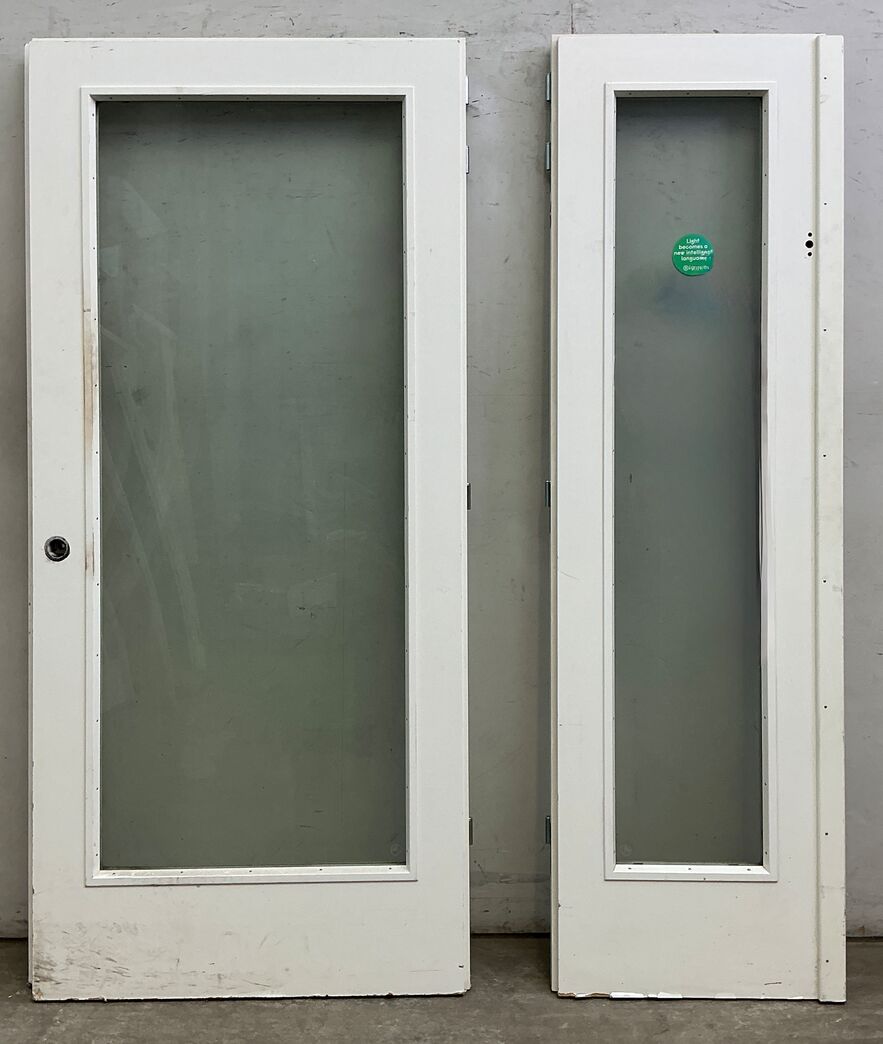 BD60 M16 dobbeltdør med glas u/karm