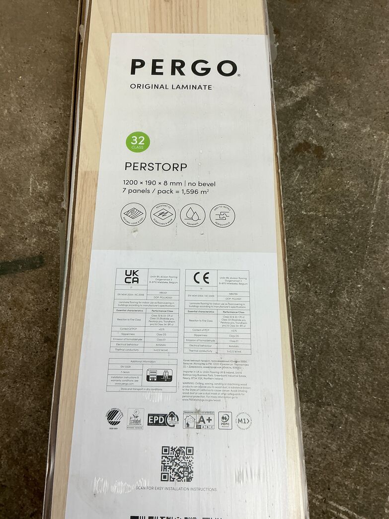 Pergo Nordic white ash 6,3 m2