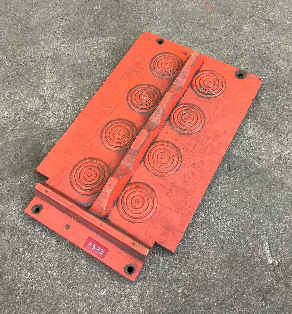 Støbeform fra Holbæk Jernstøberi