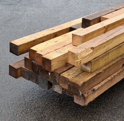 85 meter brugt tømmer 10x10 cm