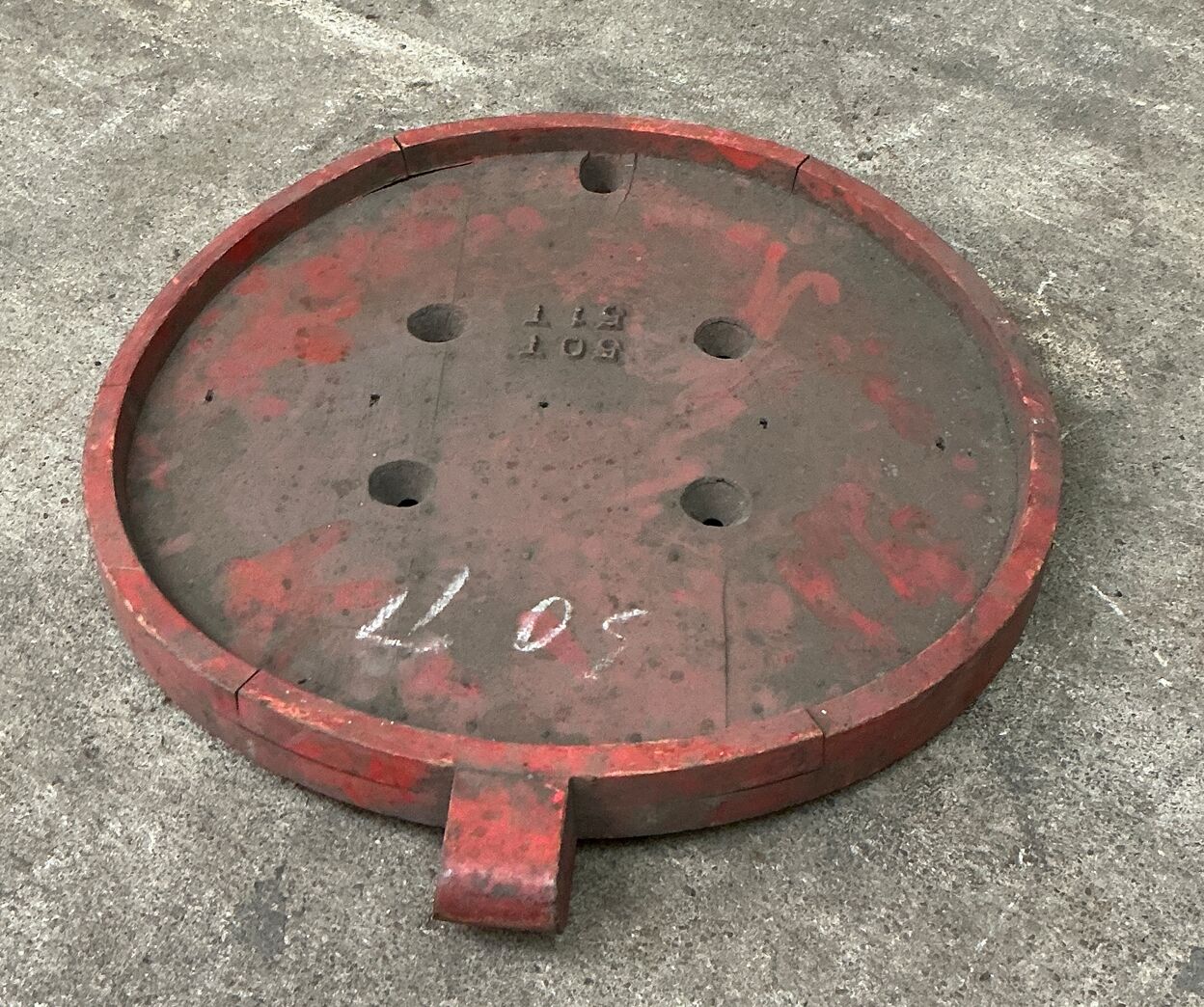 4 stk. støbeforme fra Holbæk Jernstøberi