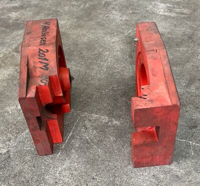 Støbeform fra Holbæk Jernstøberi