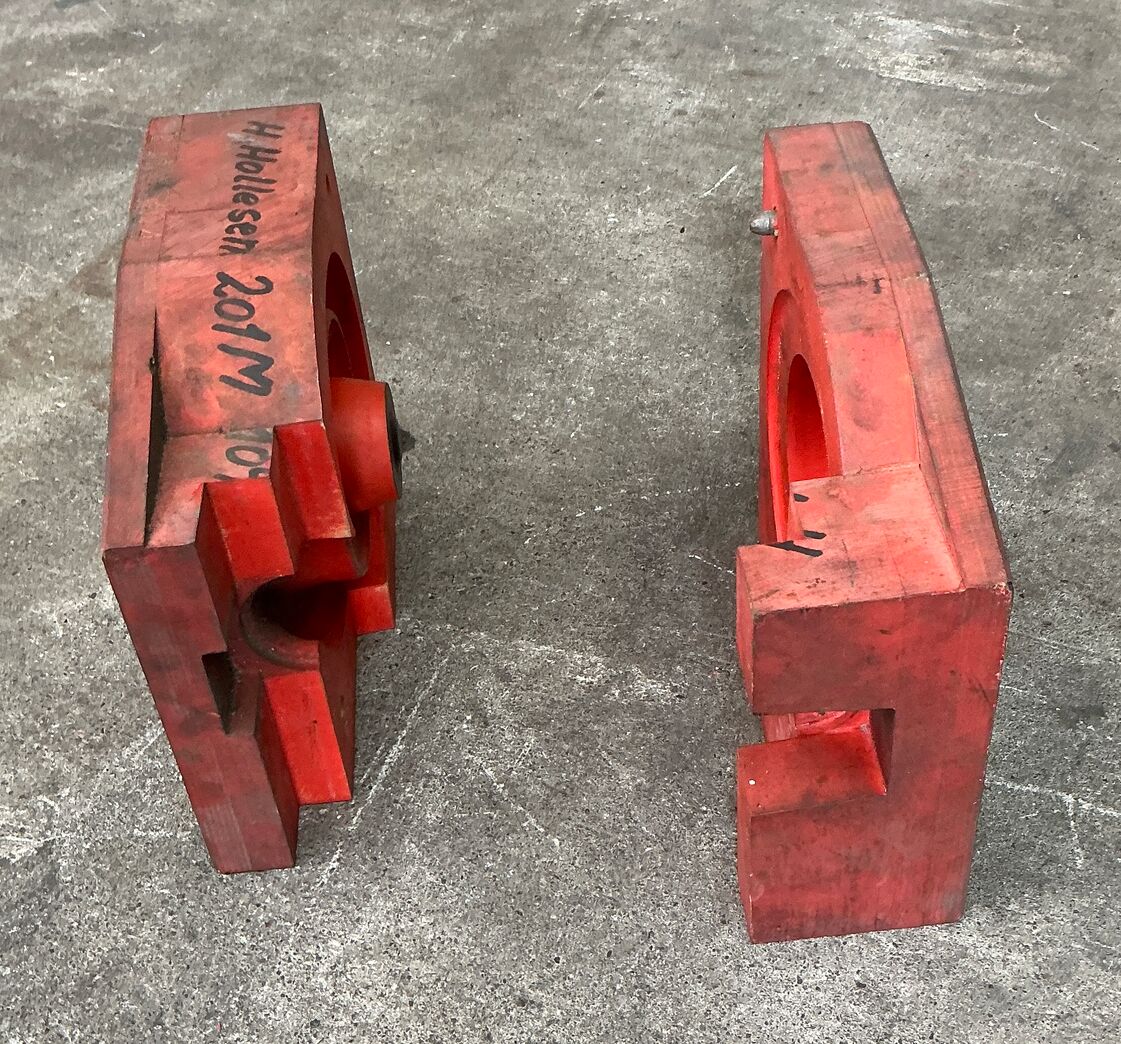 Støbeform fra Holbæk Jernstøberi