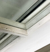 Dobbelt terrassedør med karm