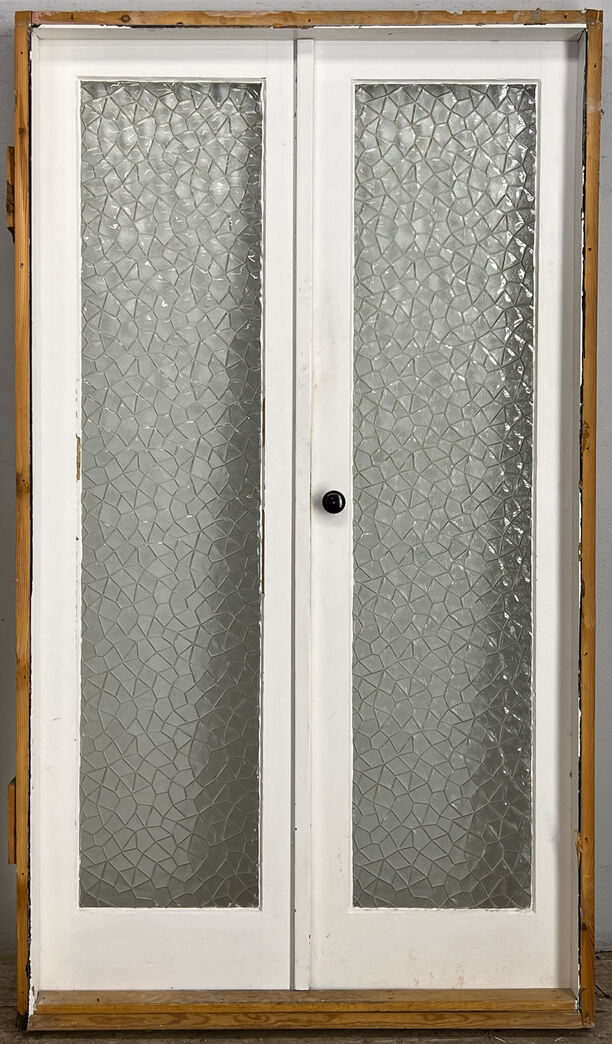 Dobbeltdør med glas