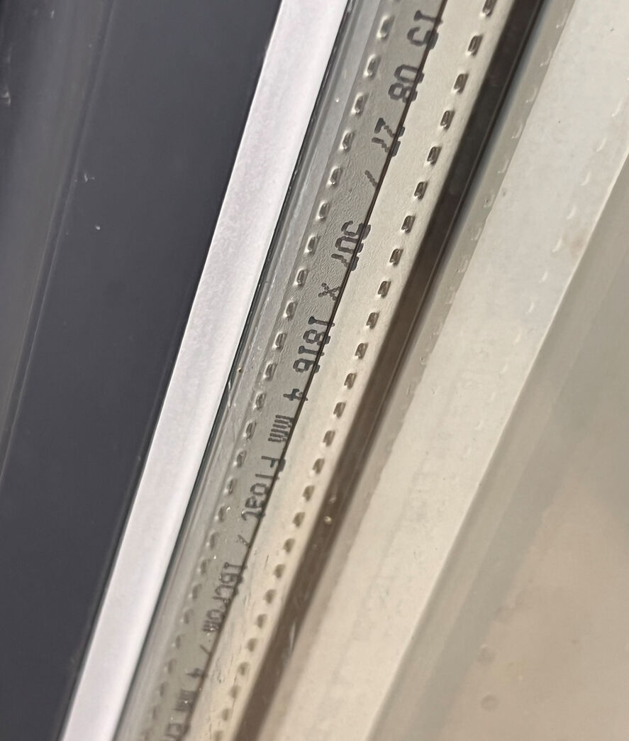 Dobbelt terrassedør med karm