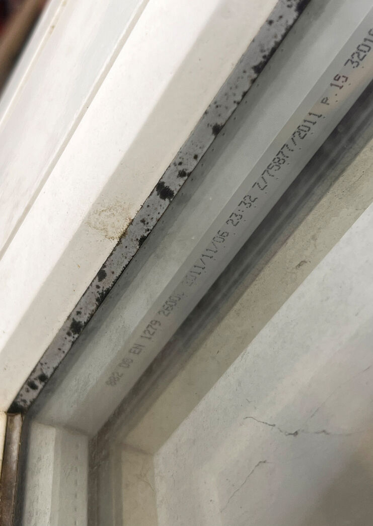 Terrassedør med karm