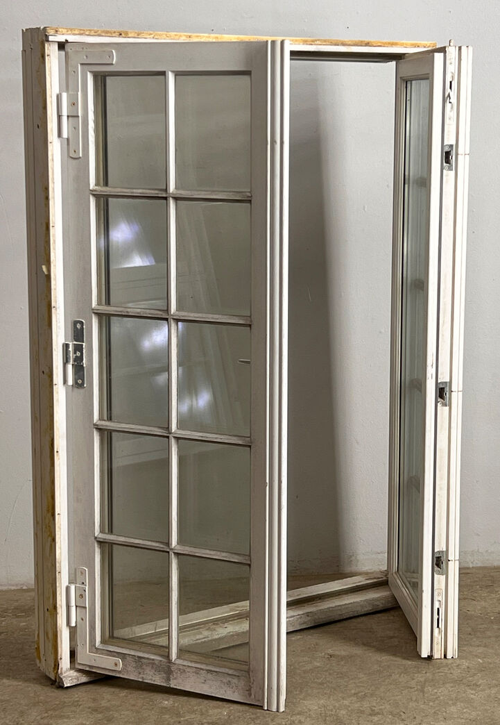 Bøjsø sprossevindue med koblede rammer