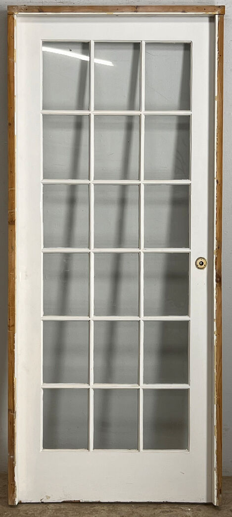 Sprossedør med karm