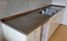 Malet komplet 60'er køkken