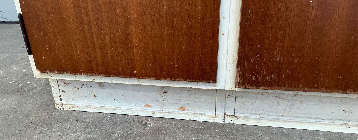 Original 60'er køkken med terrazzoplade