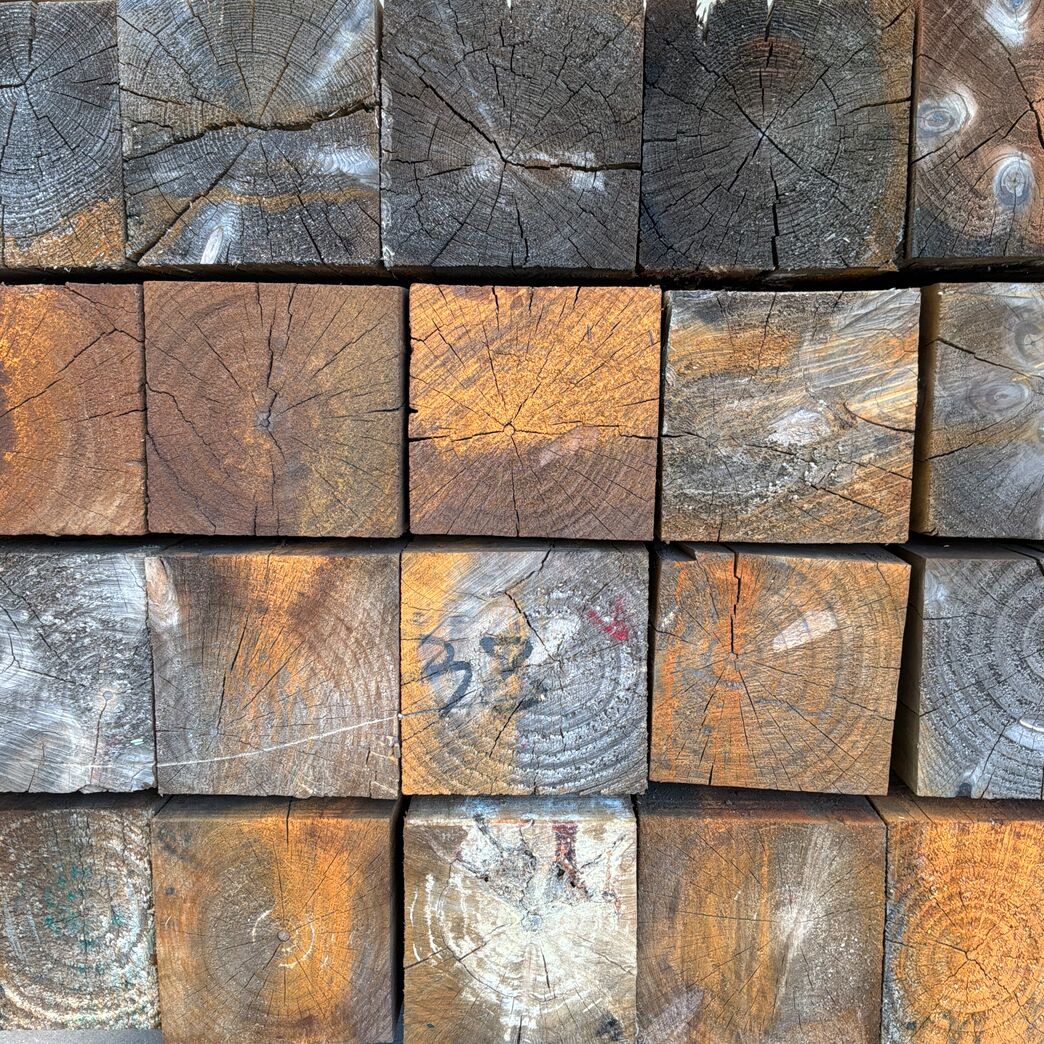 20x20 cm tømmer fra vindmølletransport 255 cm