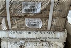78 m2 Væg/gulv fliser farve sort 305x609 mm