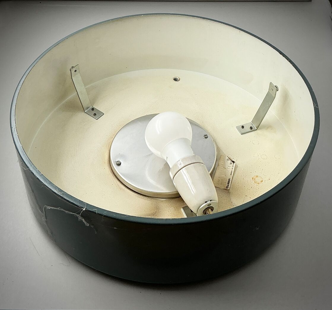 Fog og Mørup plafond lampe fra 1970 m/uoriginal skærm