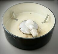 Fog og Mørup plafond lampe fra 1970 m/uoriginal skærm