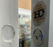 BD30 M9 branddør m/karm hh.
