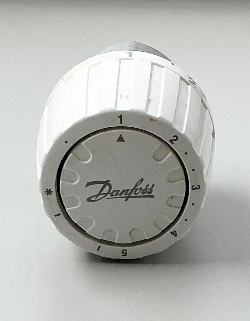 Danfoss termostatventil Ø34 mm - brugt